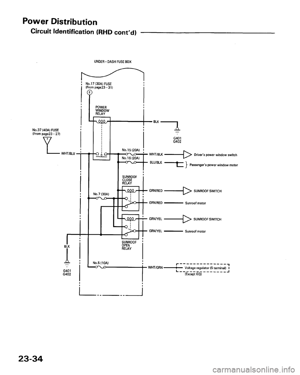 HONDA PRELUDE 1993  Service Repair Manual 