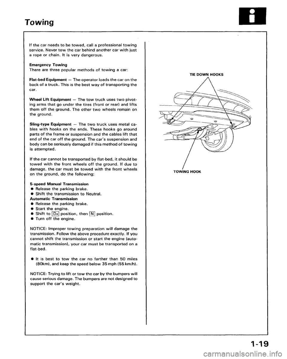 HONDA PRELUDE 1993  Service Repair Manual 
