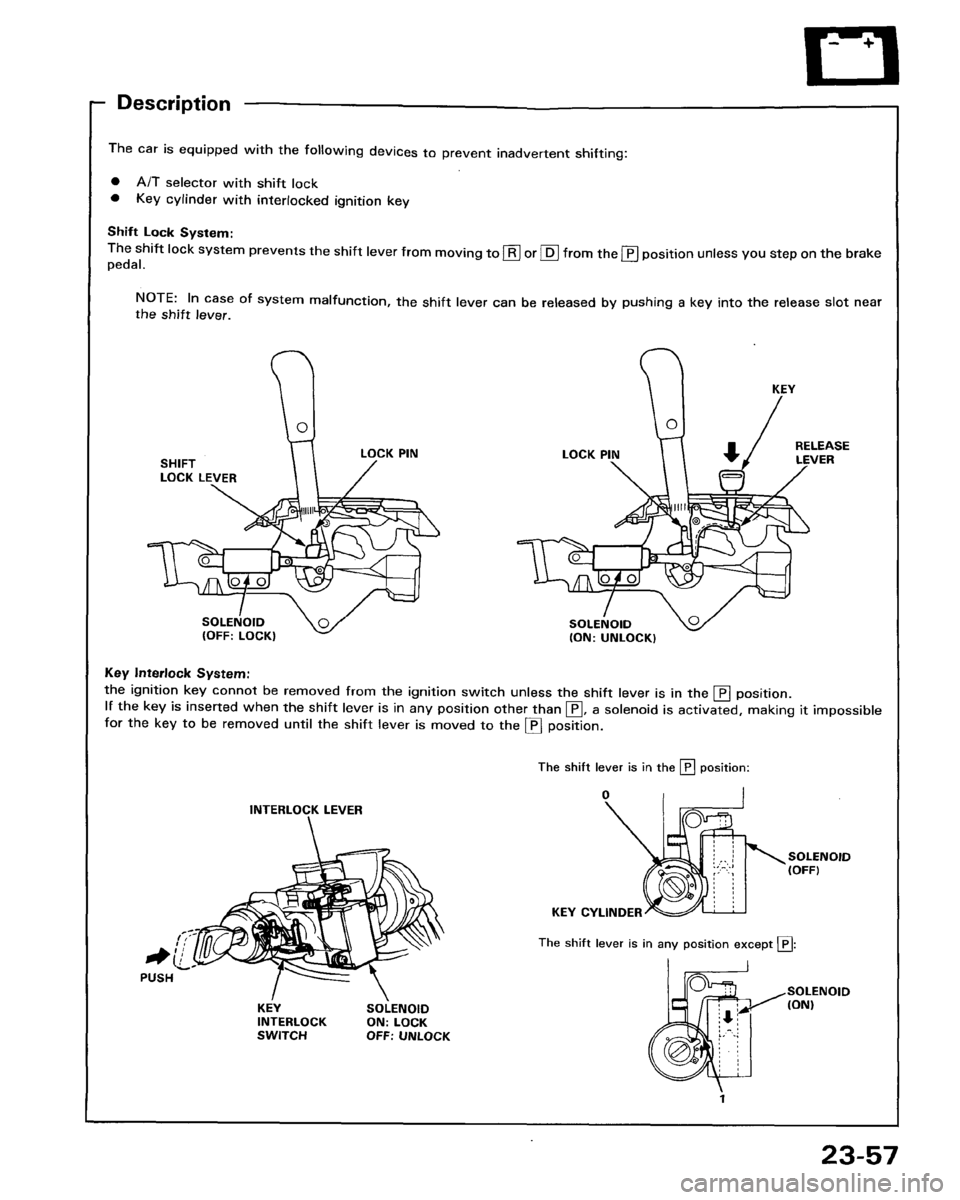 HONDA PRELUDE 1993  Service Repair Manual 