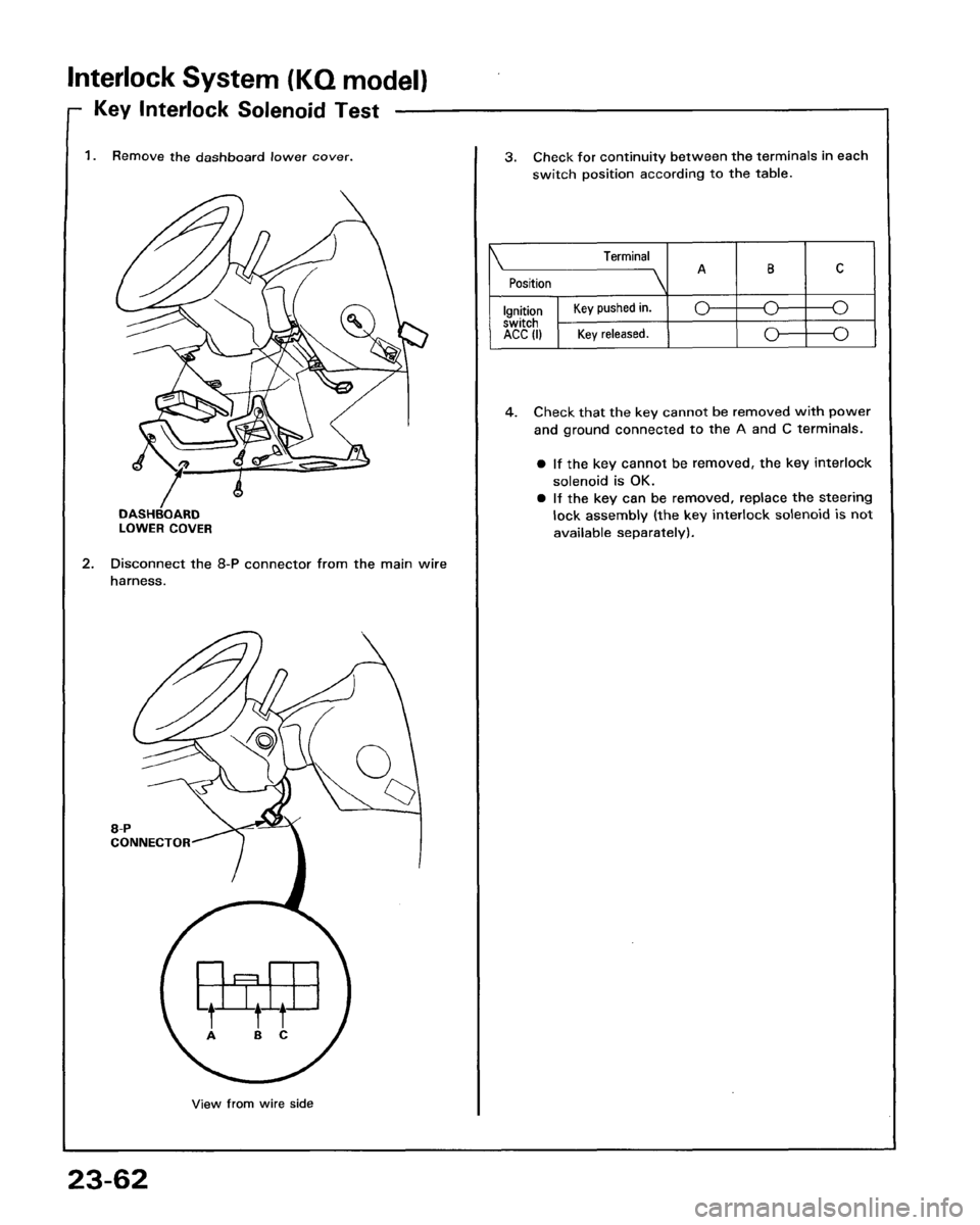 HONDA PRELUDE 1993  Service Repair Manual 