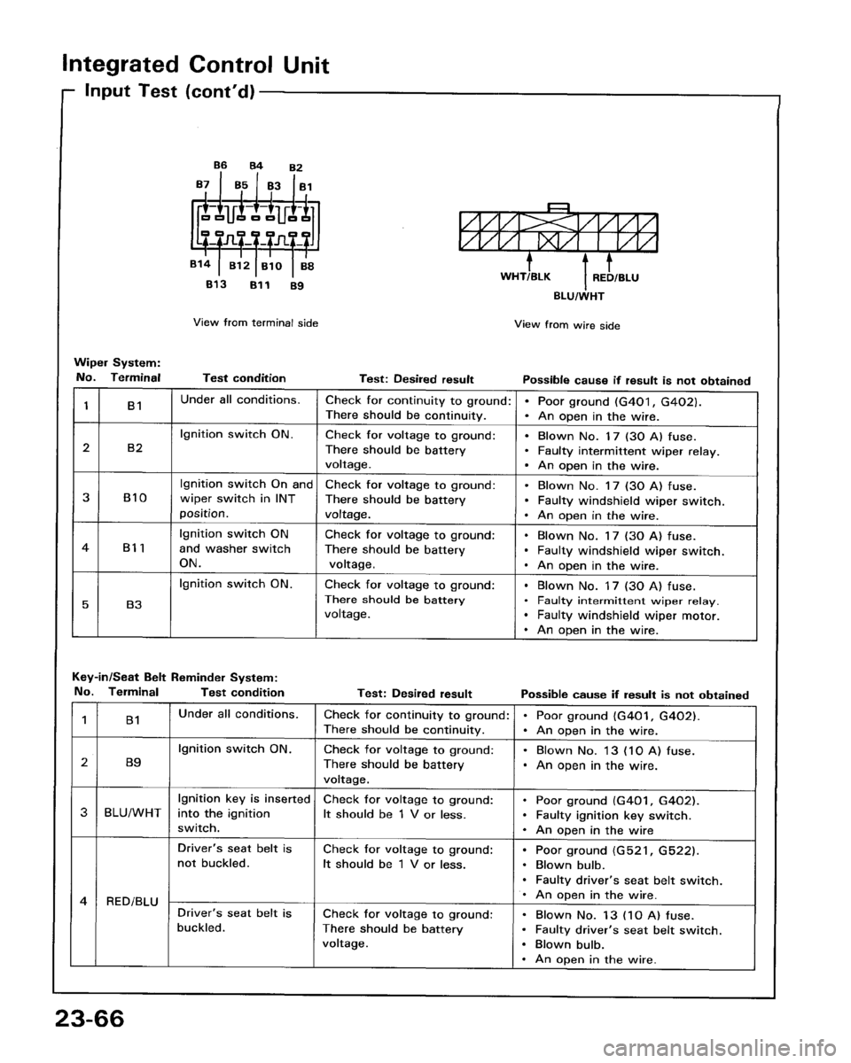 HONDA PRELUDE 1993  Service Repair Manual 