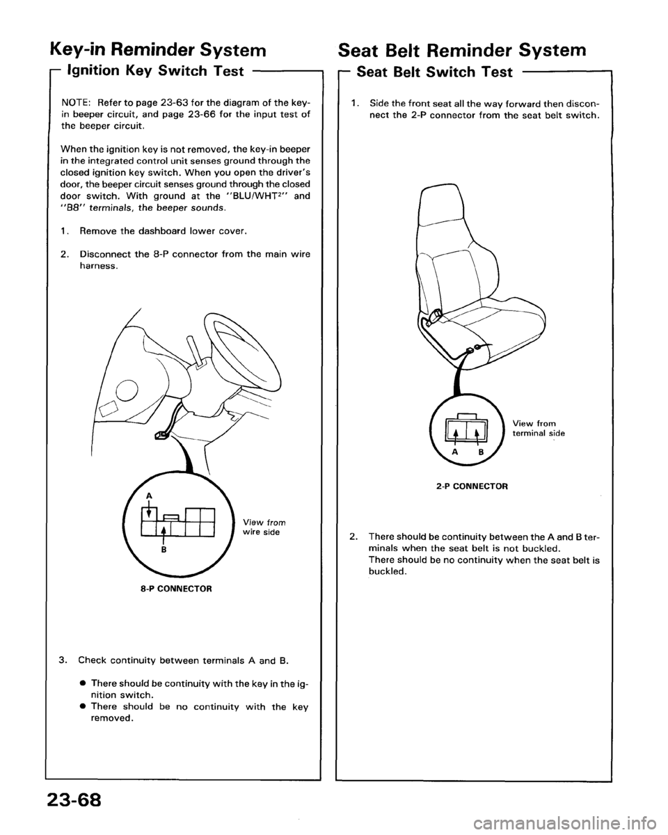 HONDA PRELUDE 1993  Service Repair Manual 