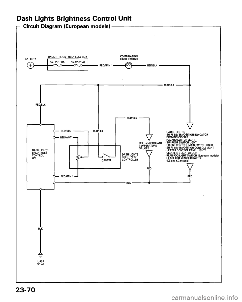 HONDA PRELUDE 1993  Service Repair Manual 