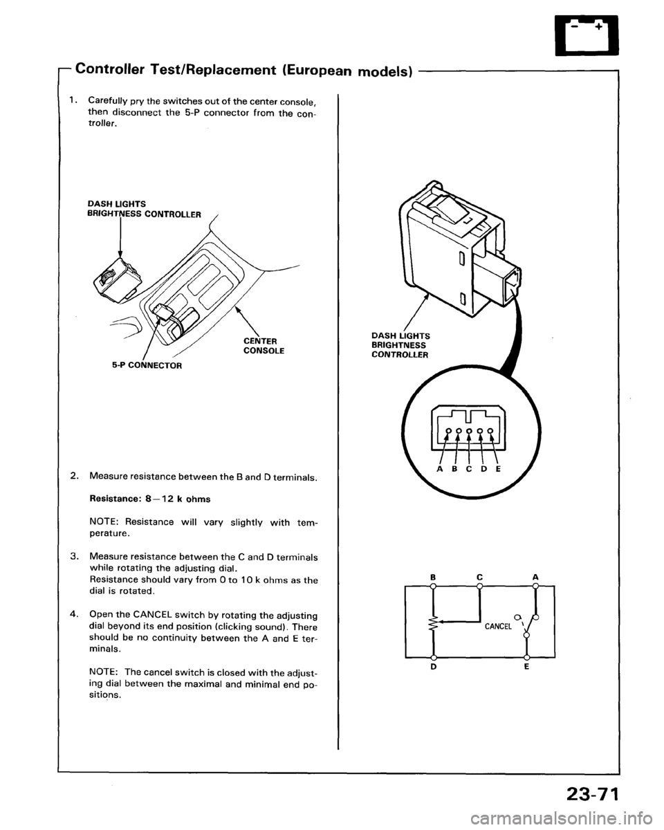 HONDA PRELUDE 1993  Service Repair Manual 