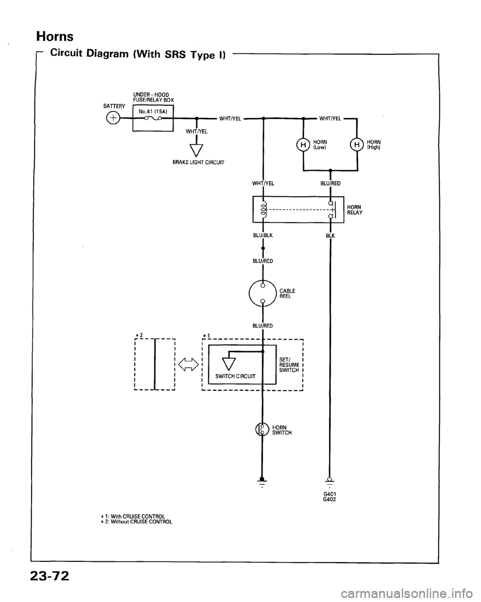 HONDA PRELUDE 1993  Service Repair Manual 