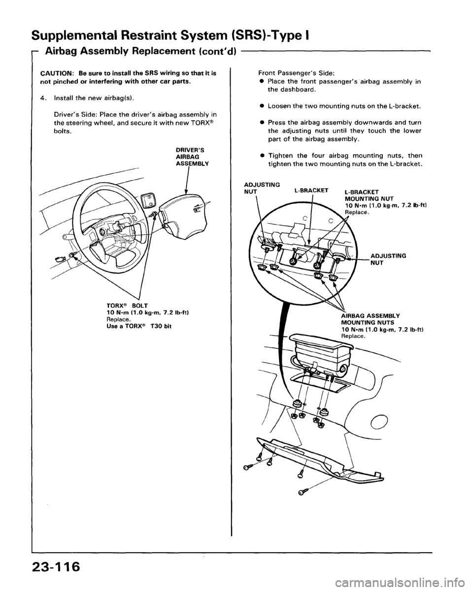 HONDA PRELUDE 1993  Service Repair Manual 