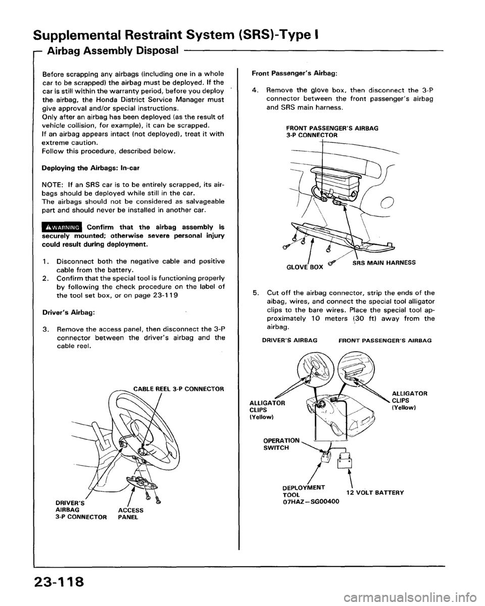 HONDA PRELUDE 1993  Service Repair Manual 