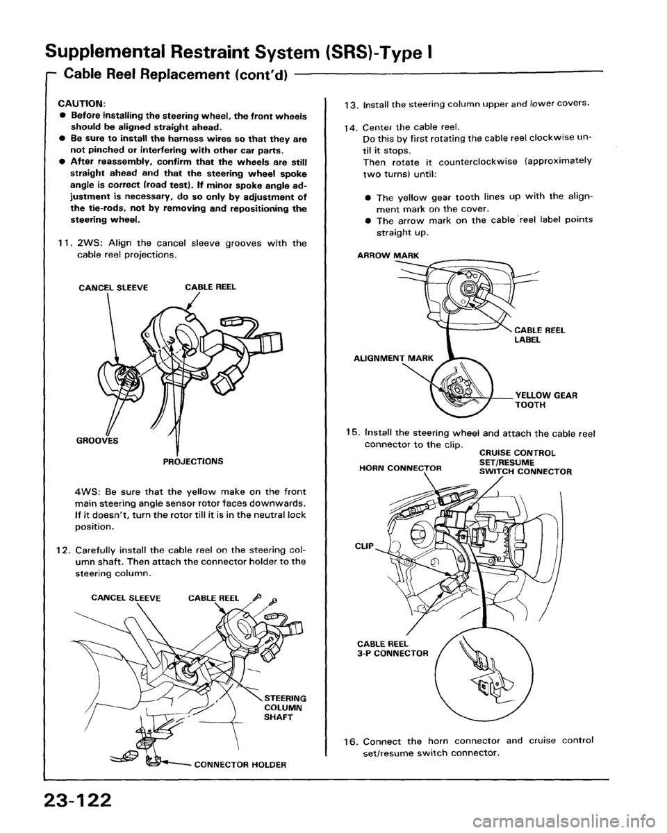 HONDA PRELUDE 1993  Service Repair Manual 