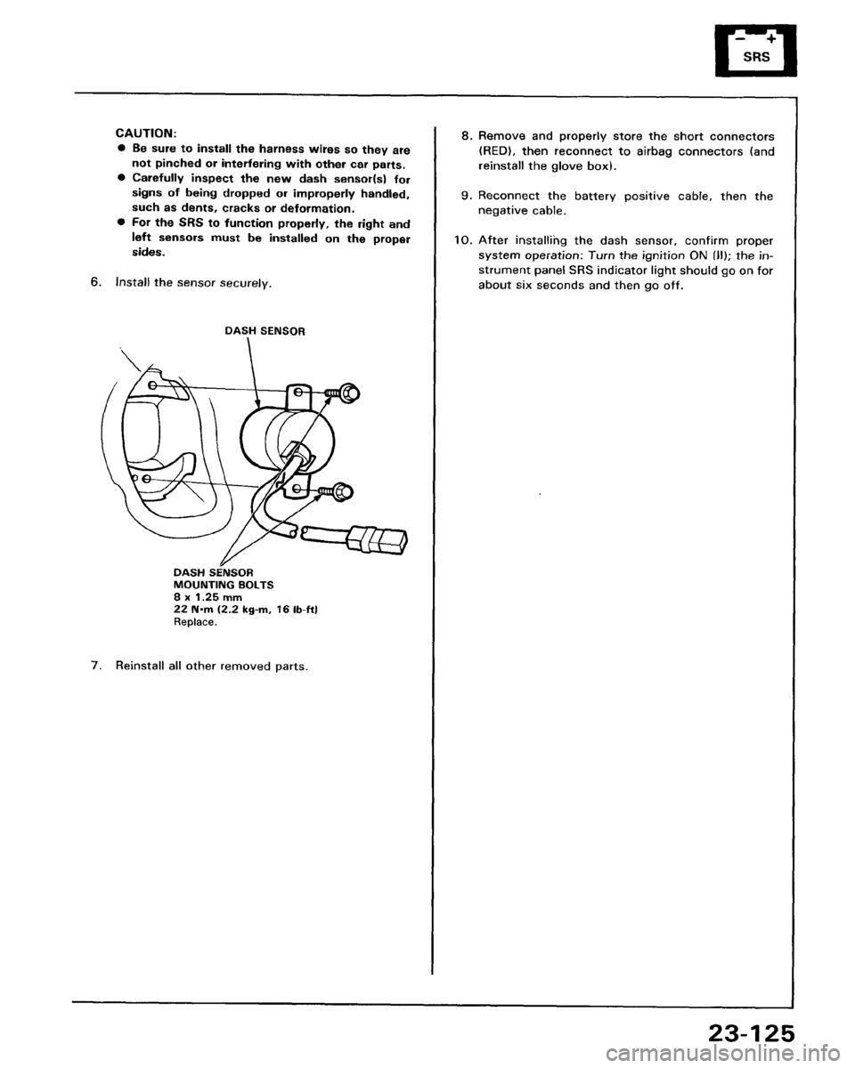 HONDA PRELUDE 1993  Service Repair Manual 