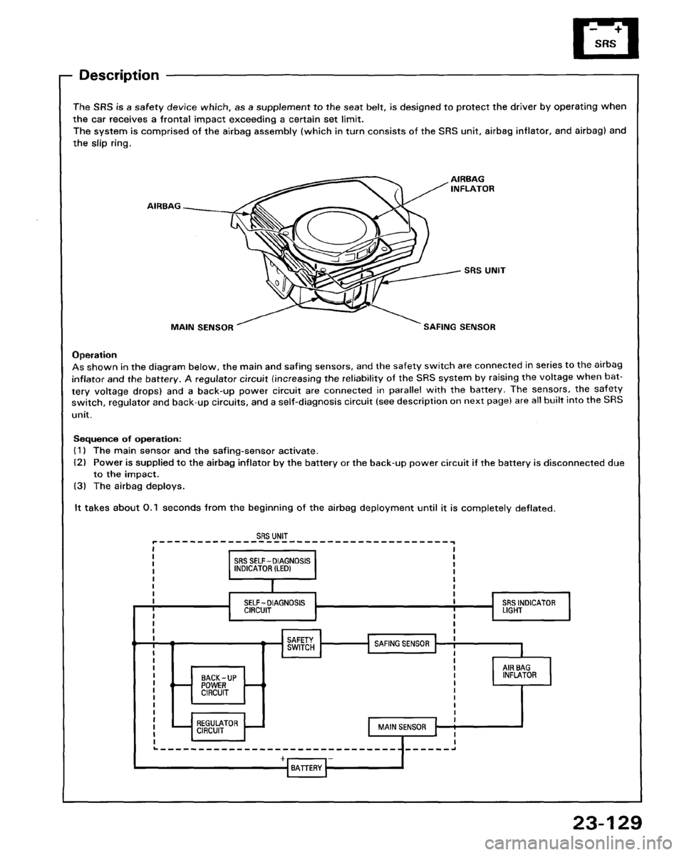 HONDA PRELUDE 1993  Service Repair Manual 