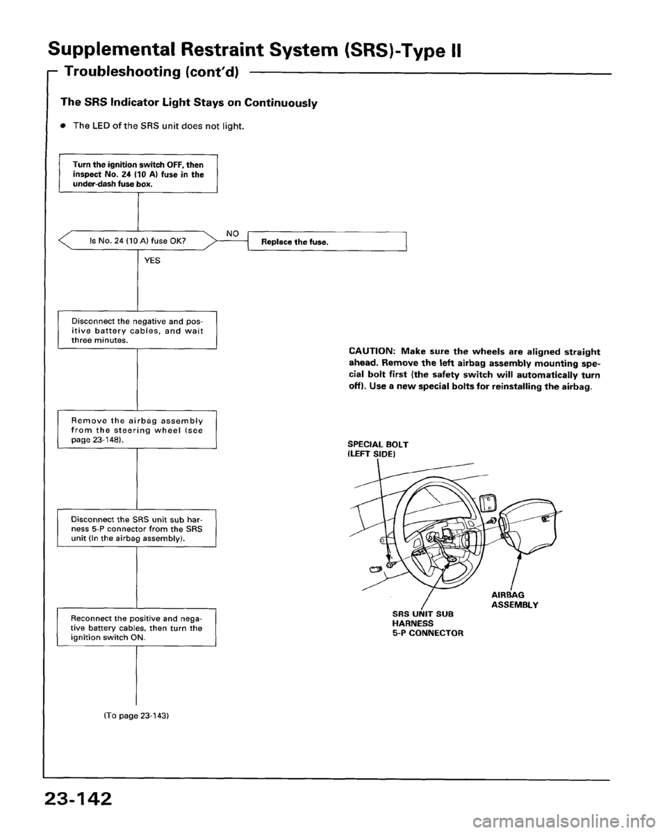 HONDA PRELUDE 1993  Service Repair Manual 