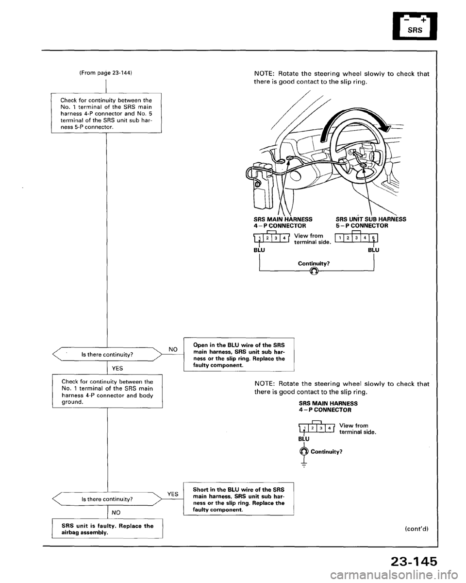 HONDA PRELUDE 1993  Service Repair Manual 