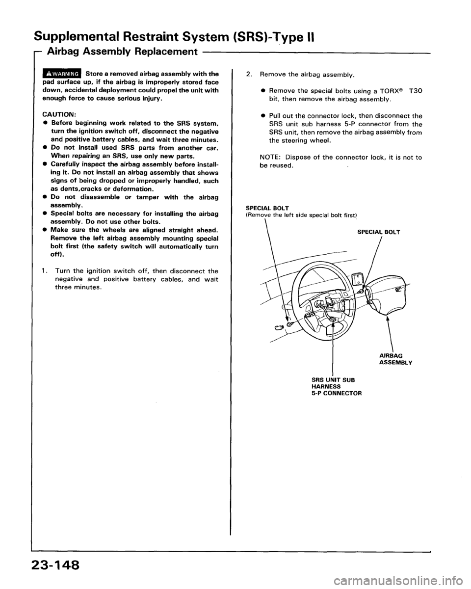 HONDA PRELUDE 1993  Service Repair Manual 