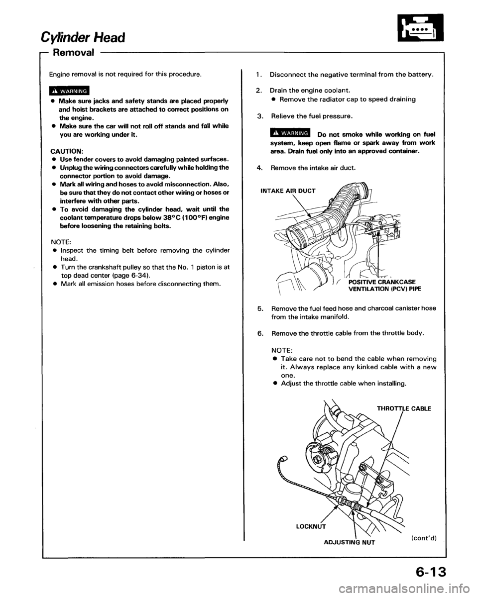 HONDA PRELUDE 1993  Service Repair Manual 