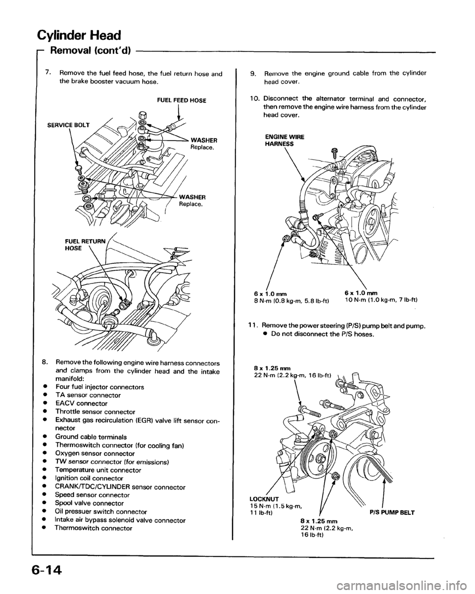 HONDA PRELUDE 1993  Service Repair Manual 