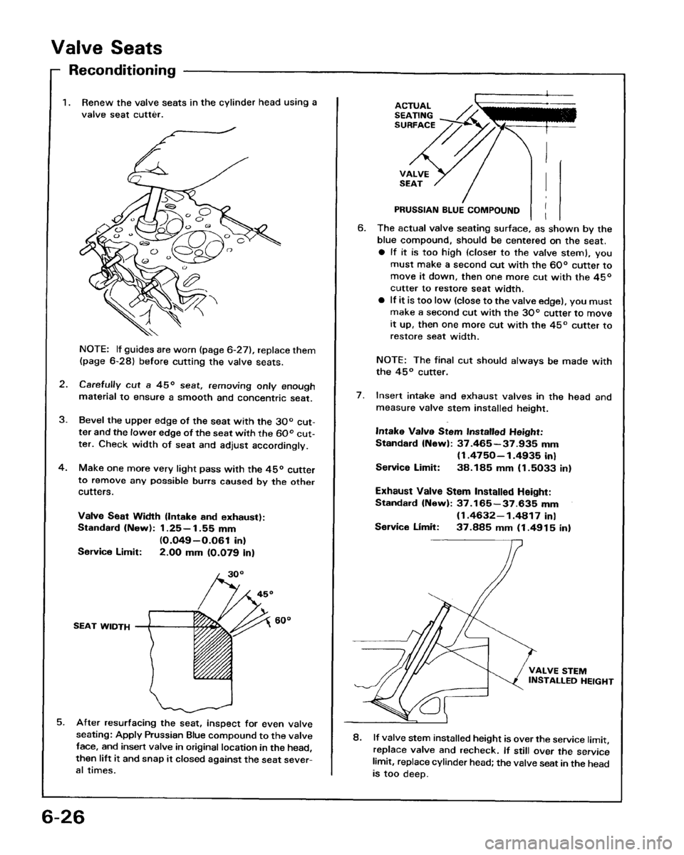 HONDA PRELUDE 1993  Service Repair Manual 