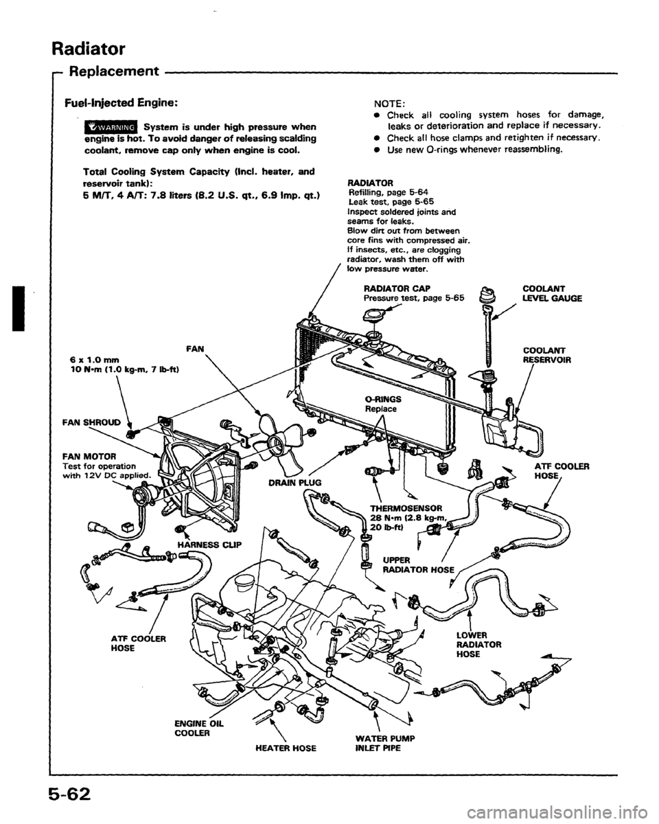 HONDA PRELUDE 1991  Service Repair Manual 