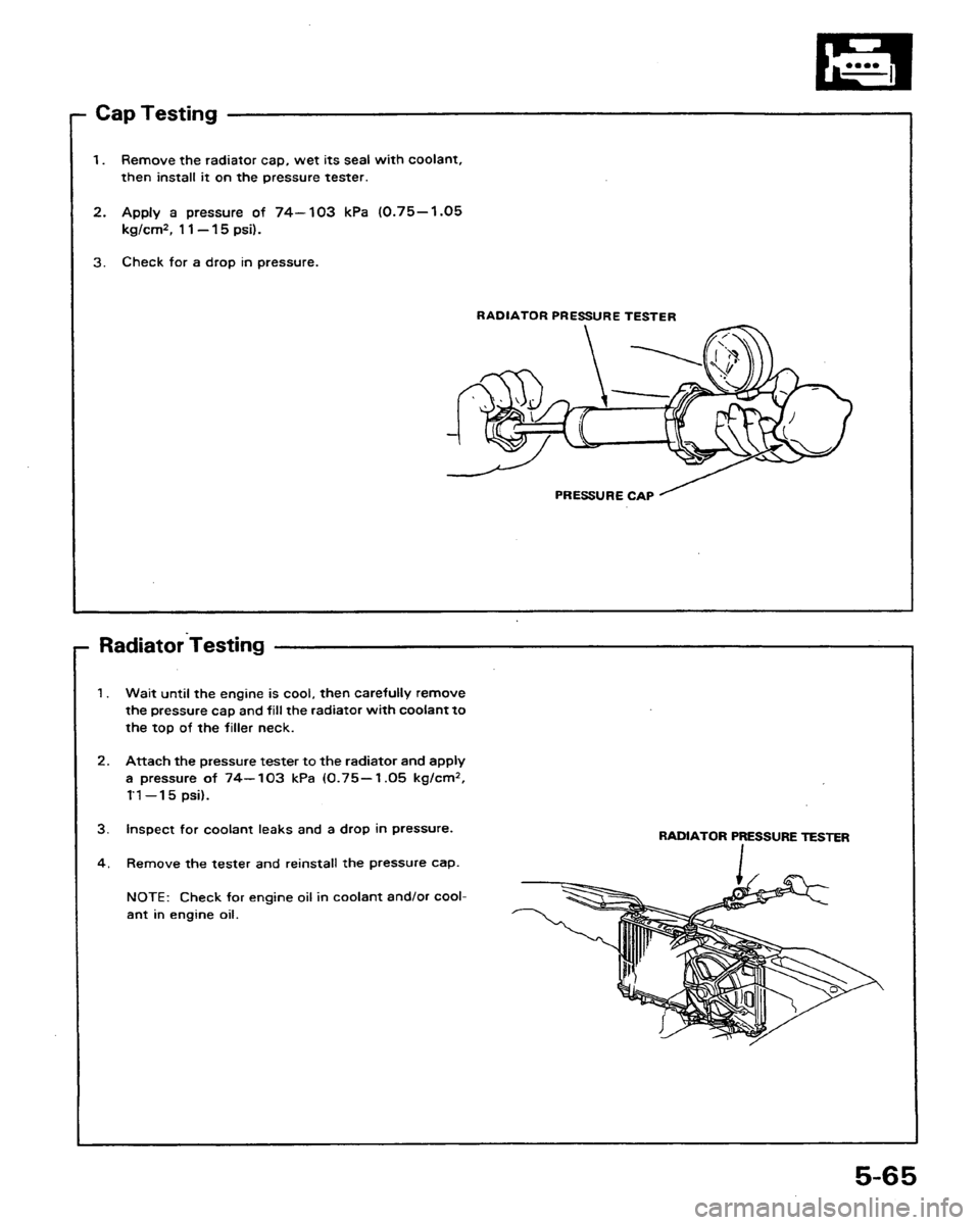 HONDA PRELUDE 1991  Service Repair Manual 