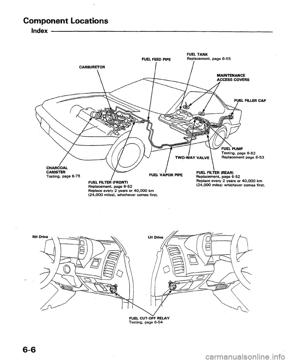 HONDA PRELUDE 1991  Service Repair Manual 