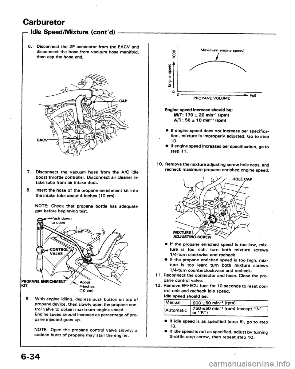 HONDA PRELUDE 1991  Service Repair Manual 
