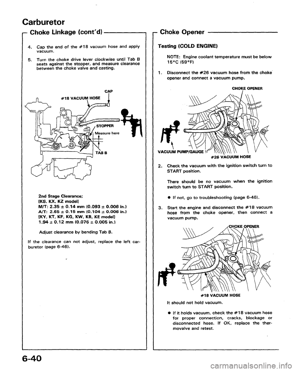 HONDA PRELUDE 1991  Service Repair Manual 