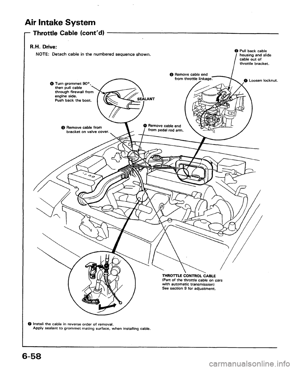 HONDA PRELUDE 1991  Service Repair Manual 