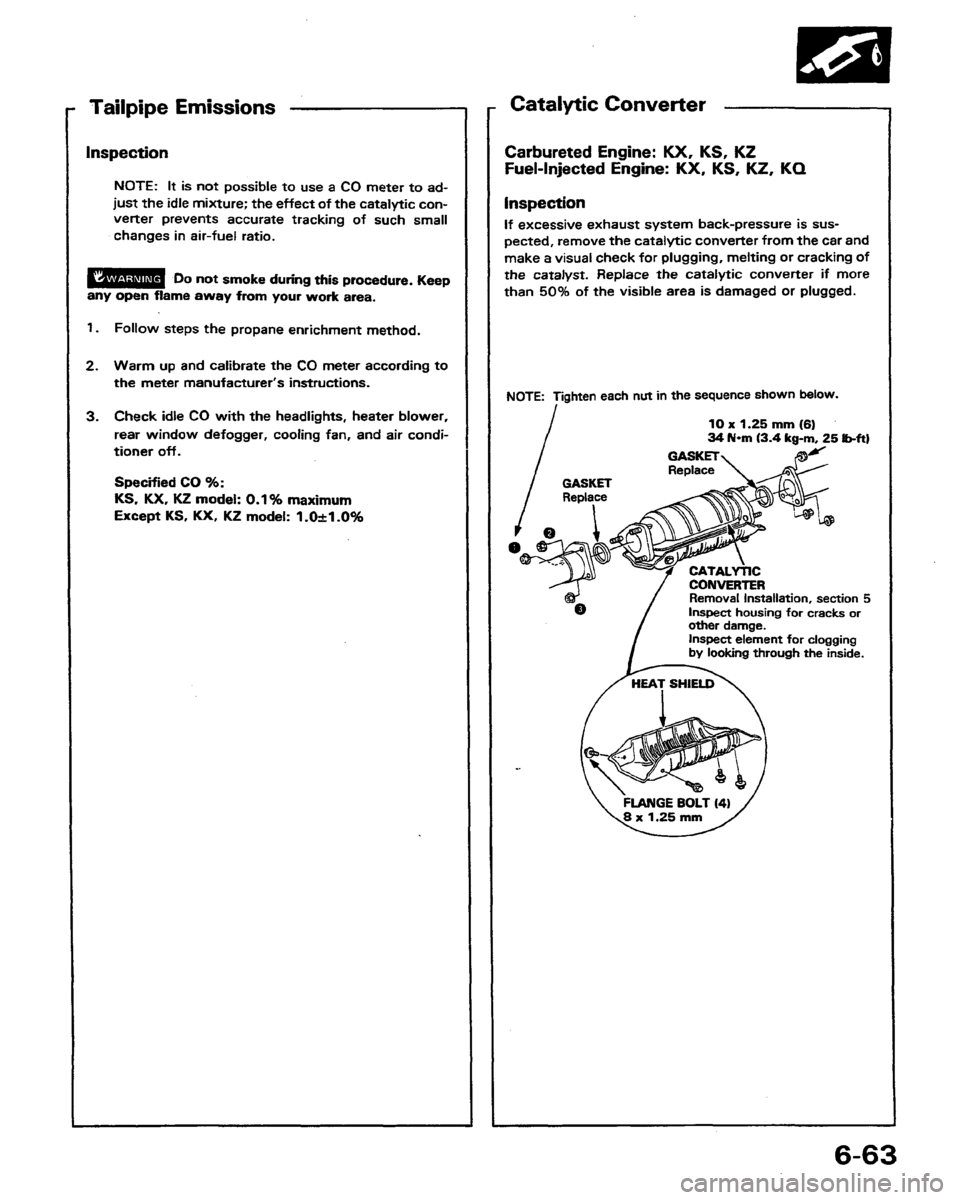 HONDA PRELUDE 1991  Service Repair Manual 