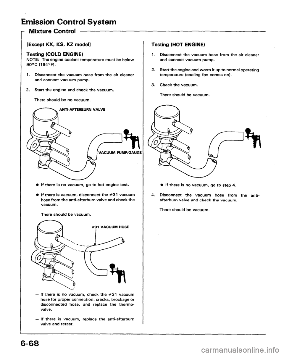 HONDA PRELUDE 1991  Service Repair Manual 
