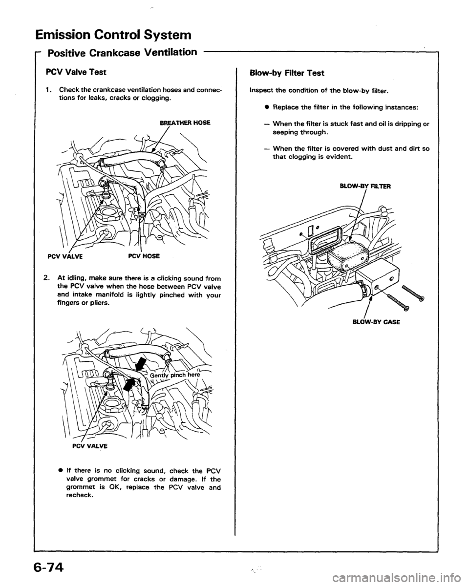 HONDA PRELUDE 1991  Service Repair Manual 