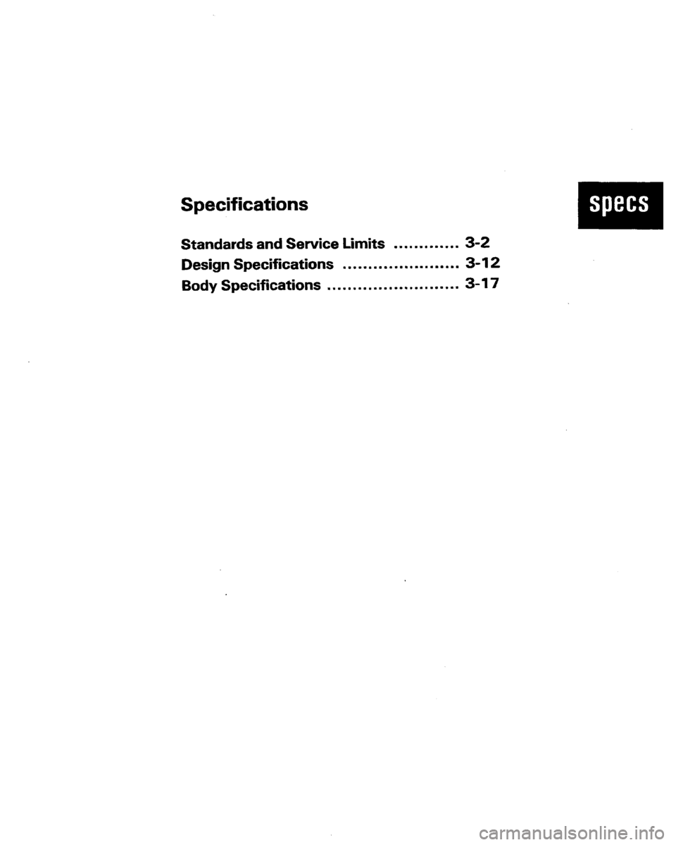 HONDA PRELUDE 1991  Service Repair Manual 