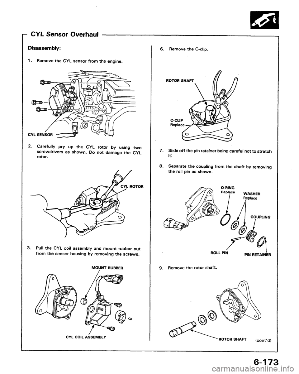 HONDA PRELUDE 1991  Service Repair Manual 