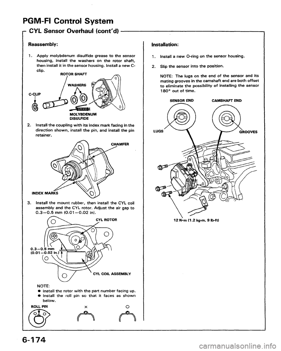 HONDA PRELUDE 1991  Service Repair Manual 