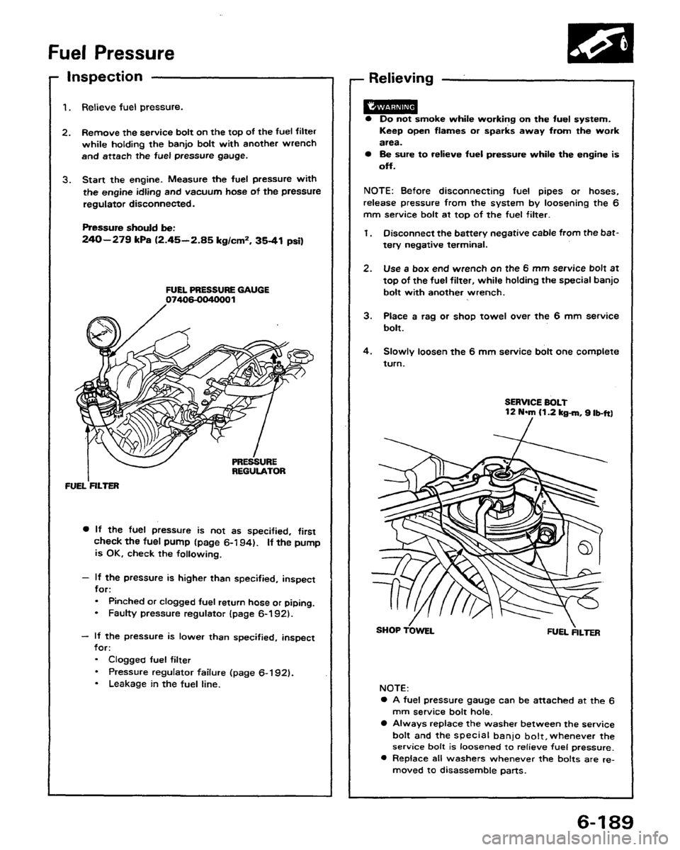 HONDA PRELUDE 1991  Service Repair Manual 
