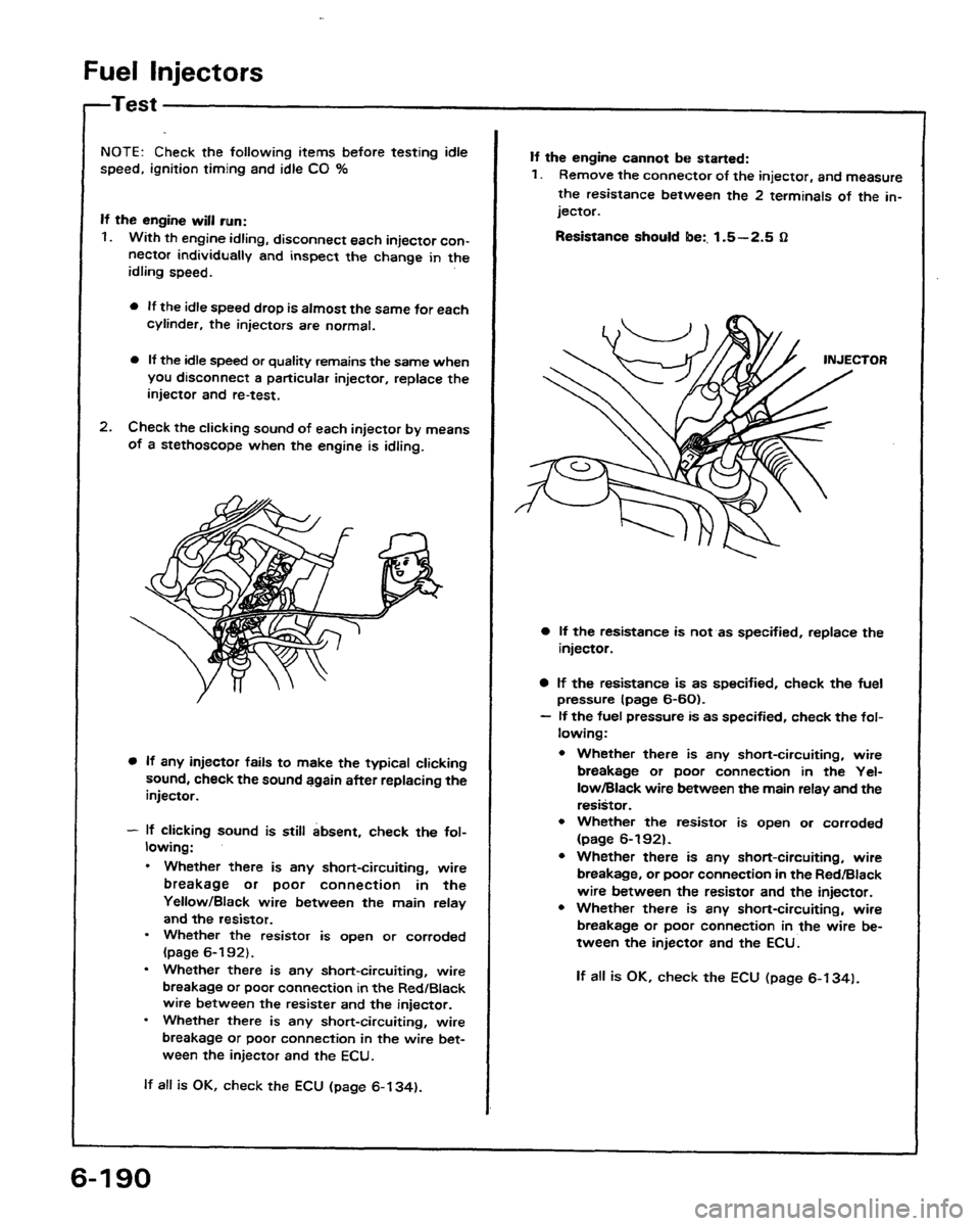 HONDA PRELUDE 1991  Service Repair Manual 