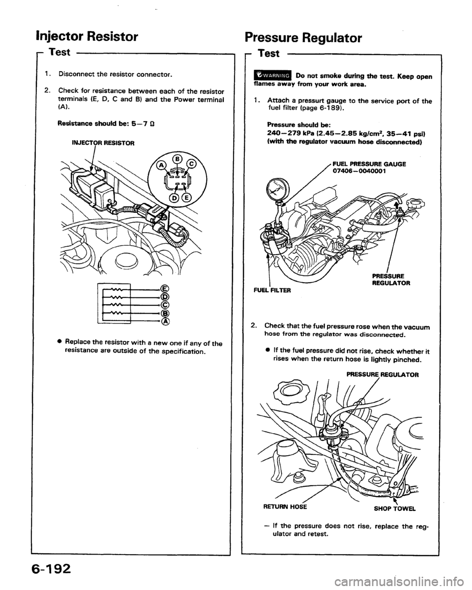 HONDA PRELUDE 1991  Service Repair Manual 