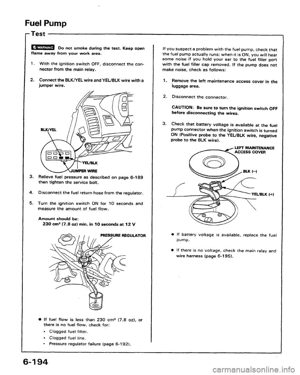HONDA PRELUDE 1991  Service Repair Manual 