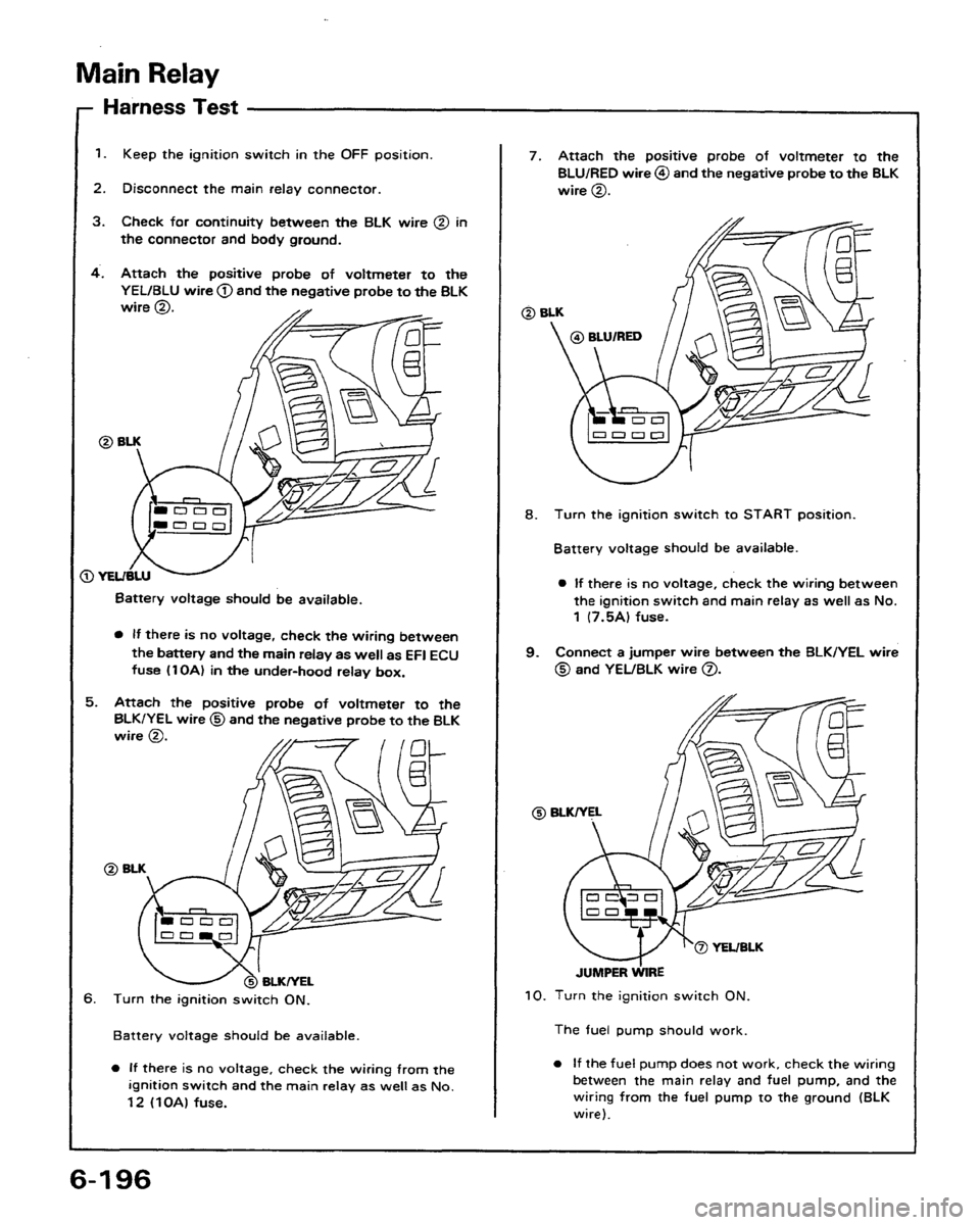 HONDA PRELUDE 1991  Service Repair Manual 
