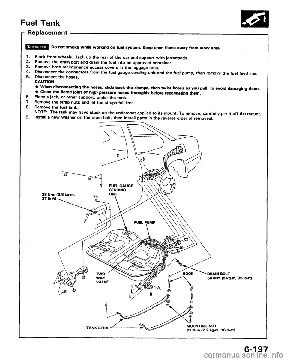 HONDA PRELUDE 1991  Service Repair Manual 