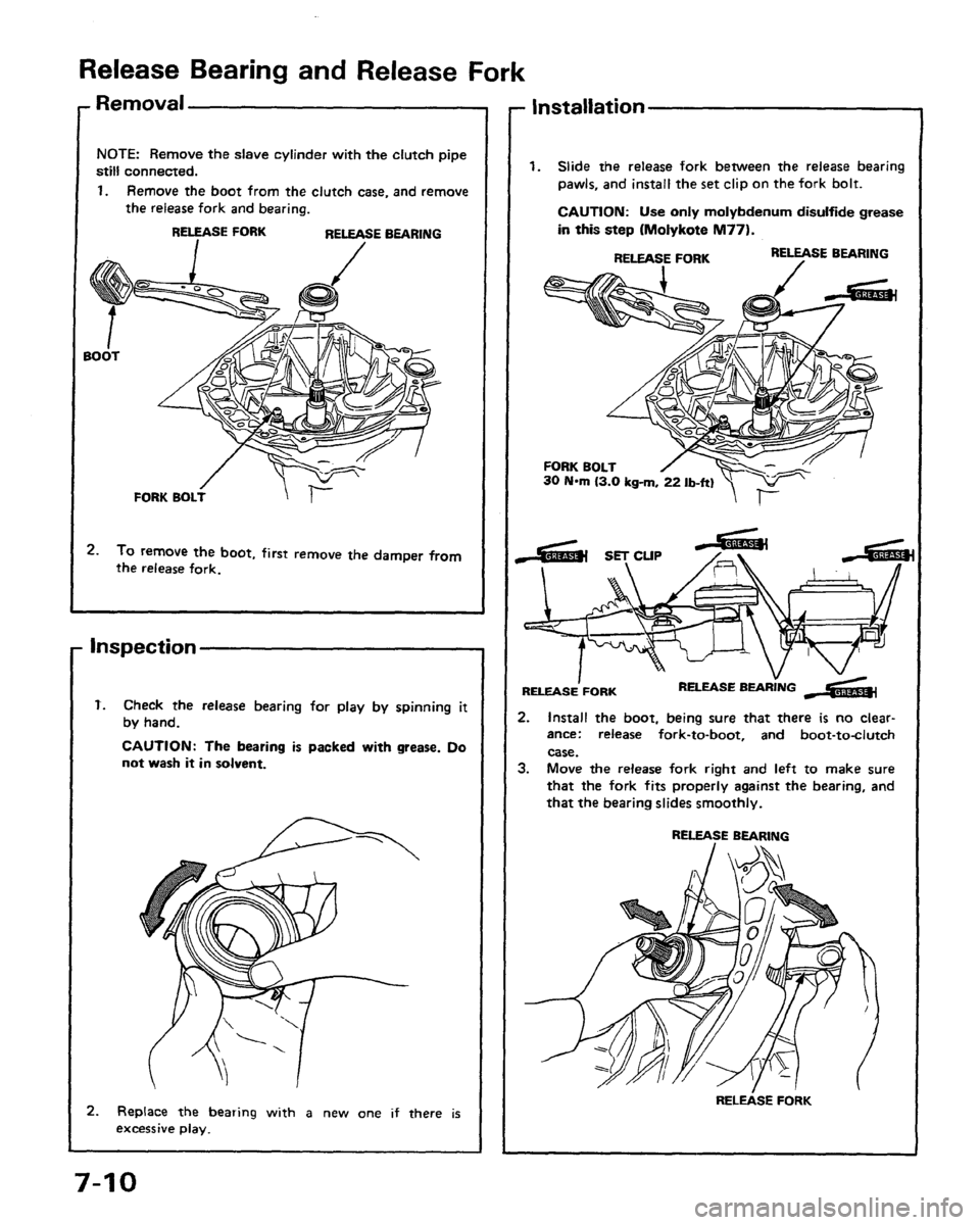 HONDA PRELUDE 1991  Service Repair Manual 
