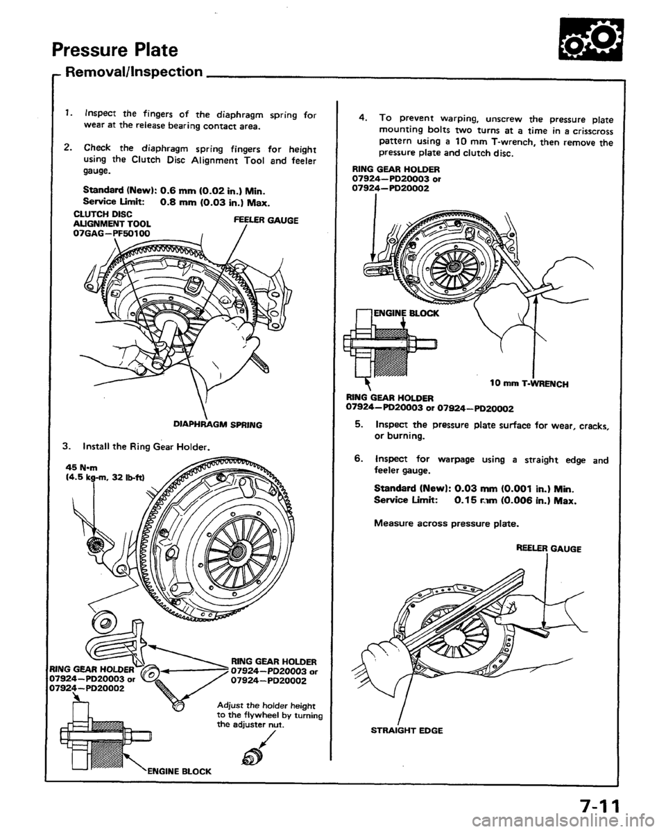 HONDA PRELUDE 1991  Service Repair Manual 