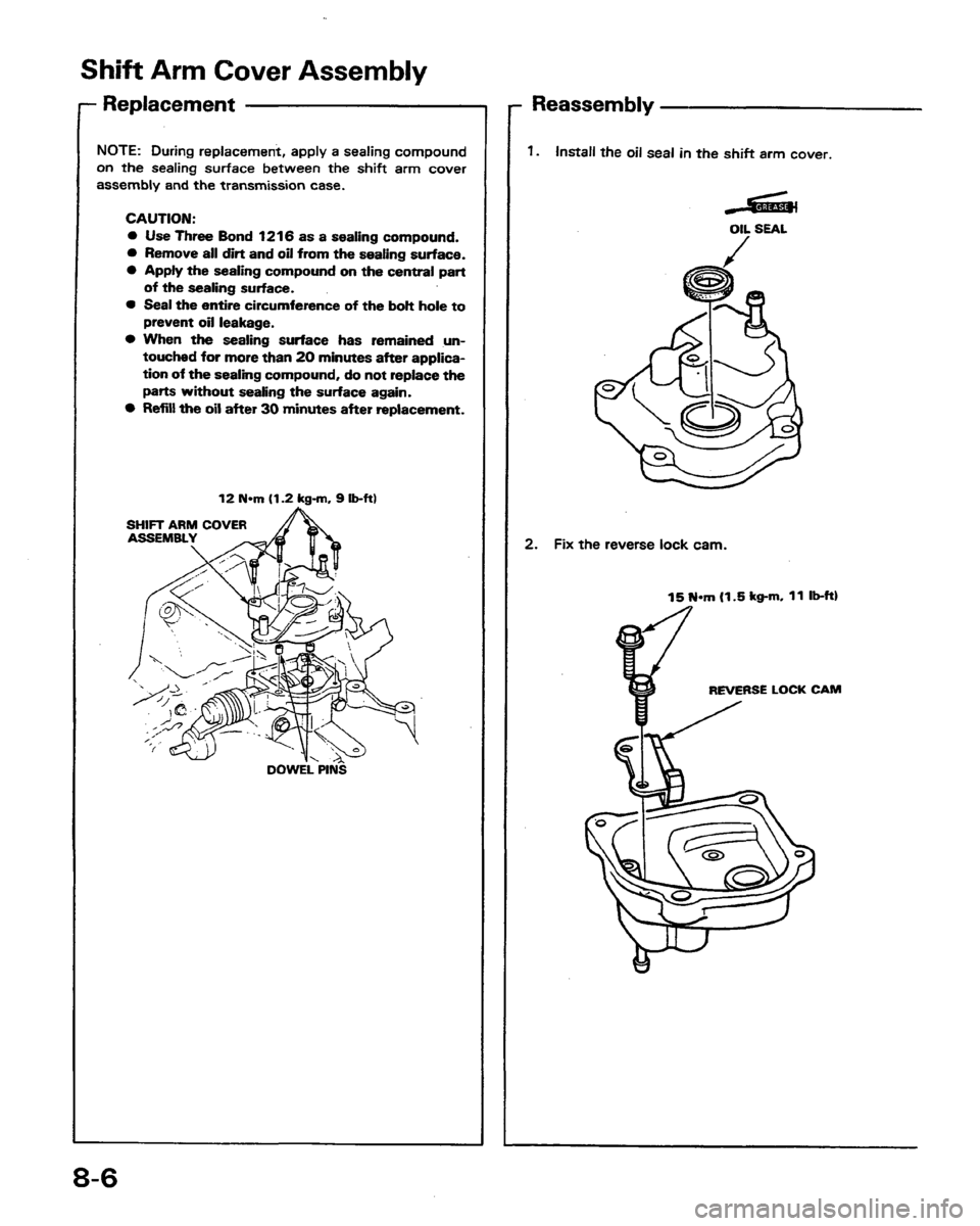 HONDA PRELUDE 1991  Service Repair Manual 