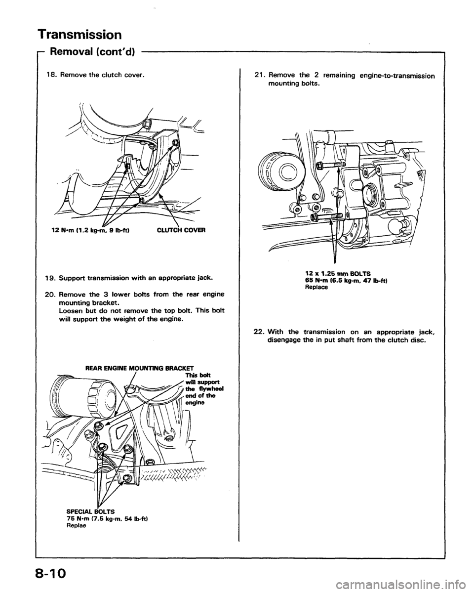 HONDA PRELUDE 1991  Service Repair Manual 