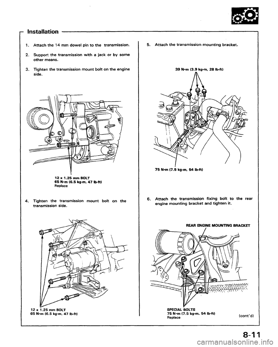 HONDA PRELUDE 1991  Service Repair Manual 