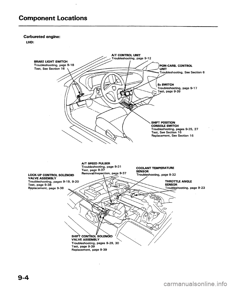 HONDA PRELUDE 1991  Service Repair Manual 