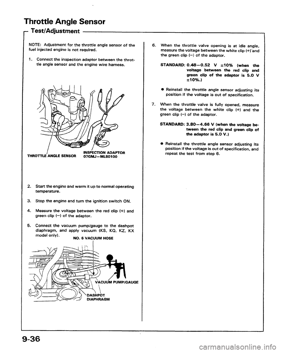 HONDA PRELUDE 1991  Service Repair Manual 