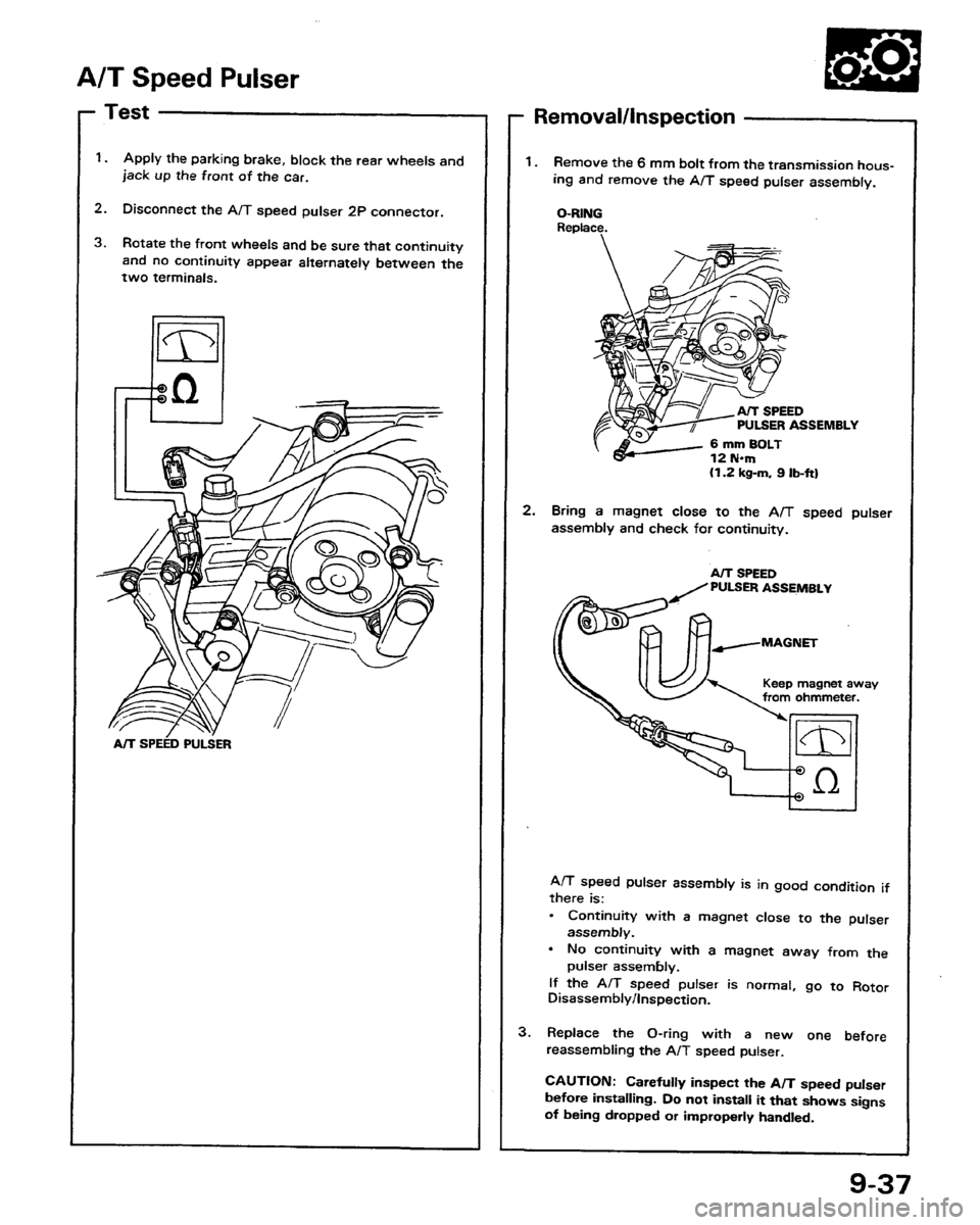 HONDA PRELUDE 1991  Service Repair Manual 