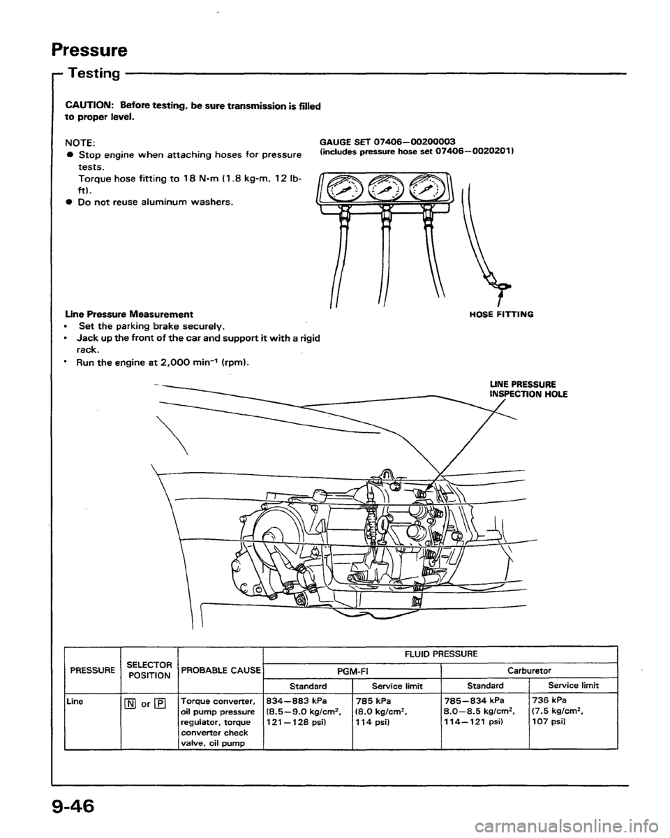 HONDA PRELUDE 1991  Service Repair Manual 
