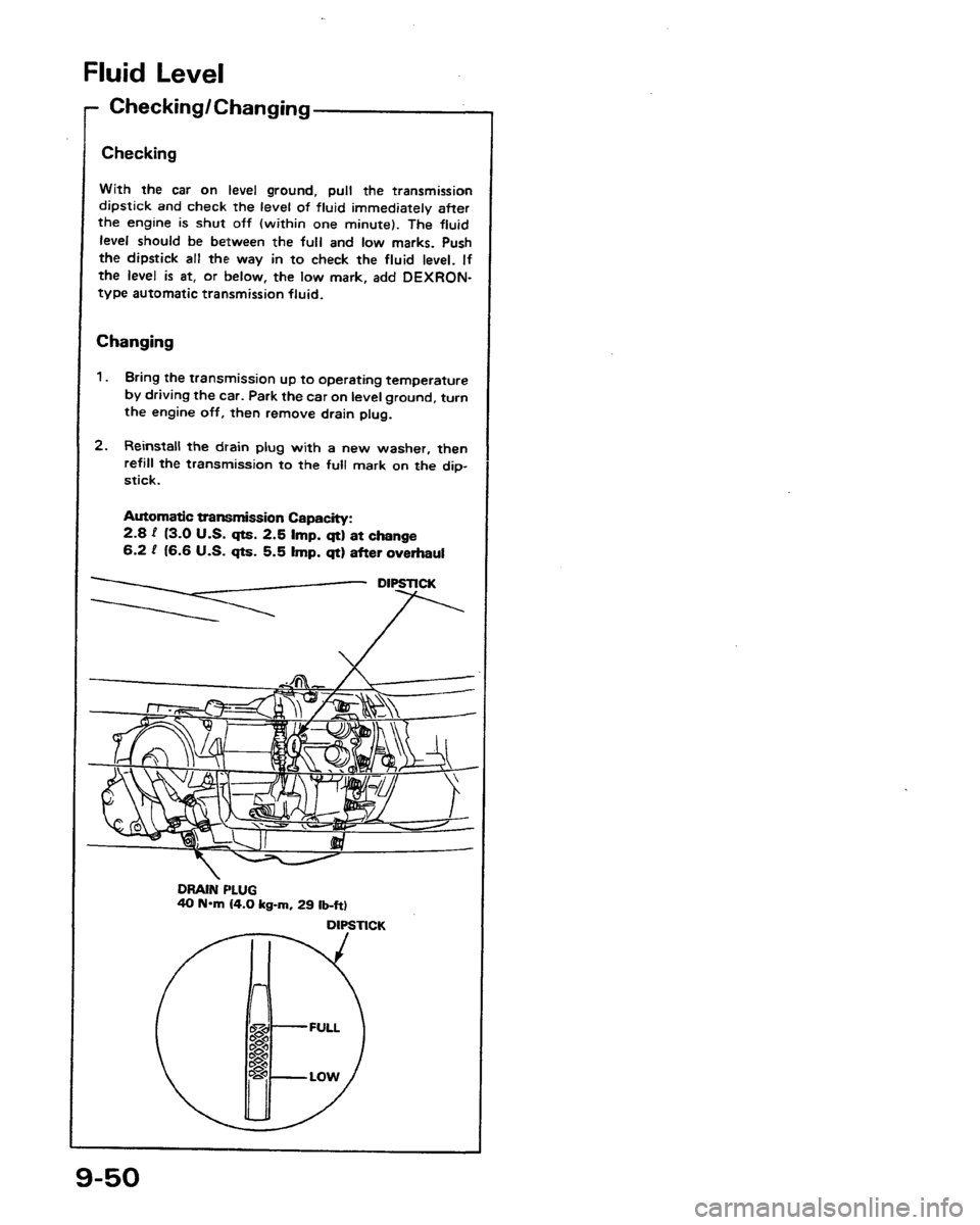 HONDA PRELUDE 1991  Service Repair Manual 