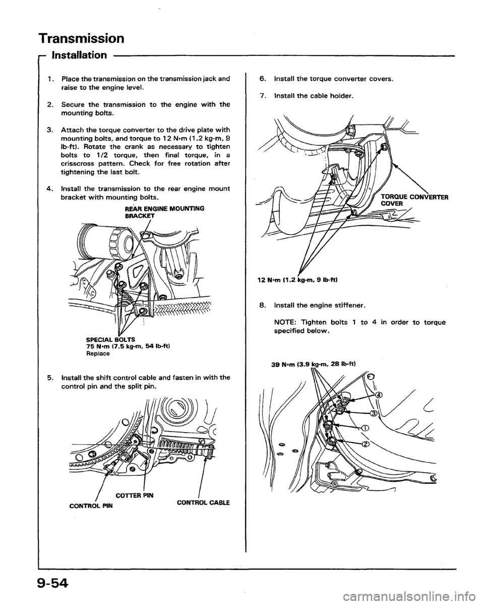 HONDA PRELUDE 1991  Service Repair Manual 