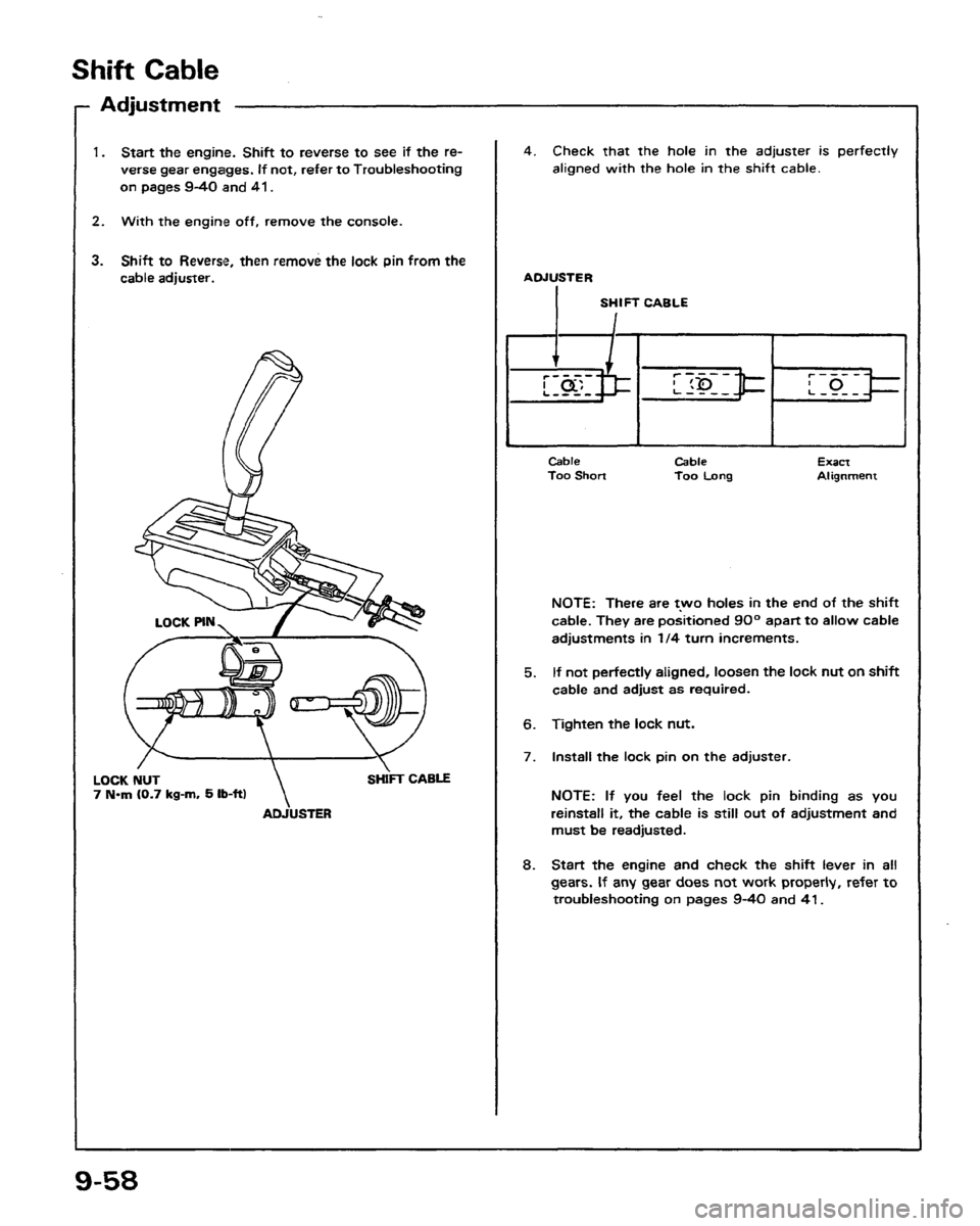 HONDA PRELUDE 1991  Service Repair Manual 